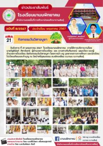 โรงเรียนนามนพิทยาคม จัดกิจกรรมเนื่องในวันวิสาขบูชา ประจำปี 2567